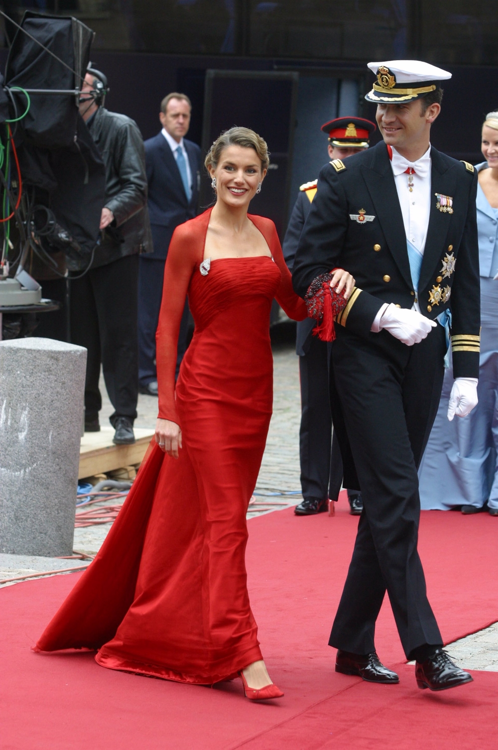 El vestido de Lorenzo Caprile que llevó a la boda de Federico de Dinamarca y Mary Donaldson el 14 de mayo de 2004  / AGENCIAS