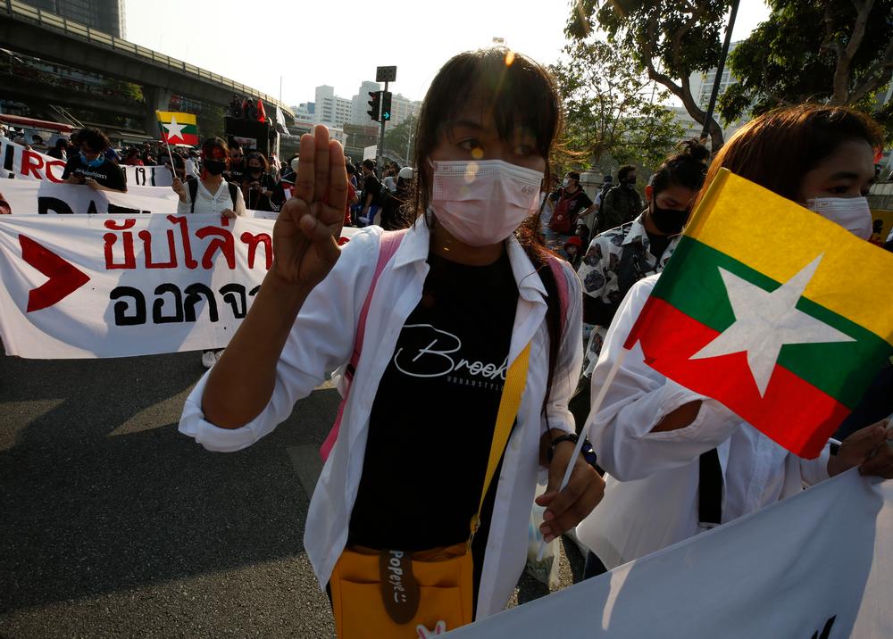 Anti-government protest in Bangkok  / NARONG SANGNAK