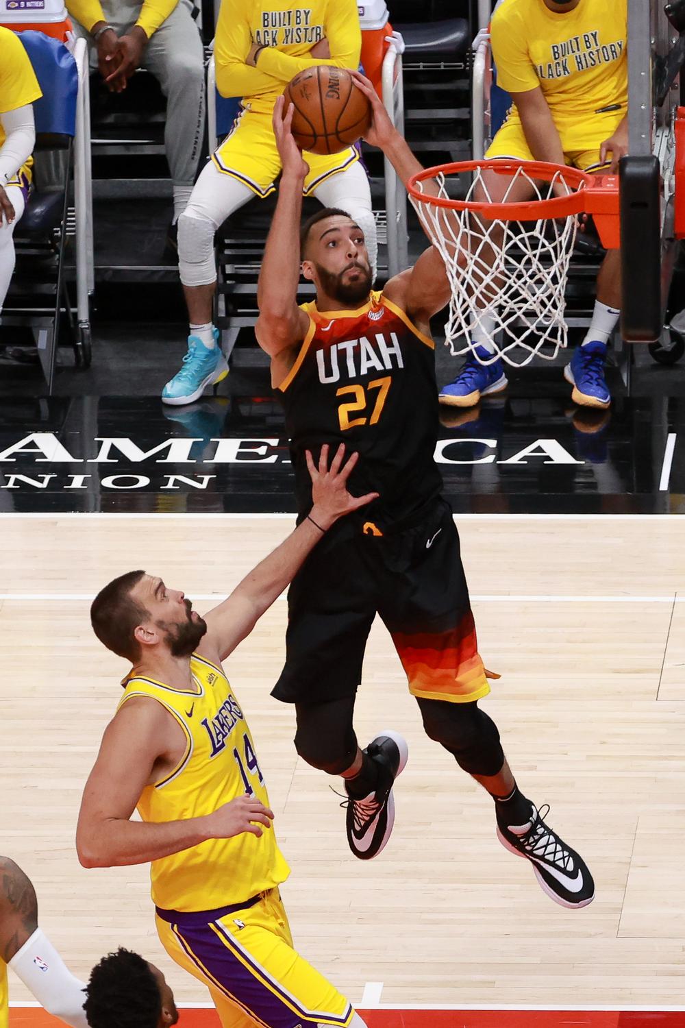 NBA: Los Angeles Lakers at Utah Jazz  / CHRIS NICOLL