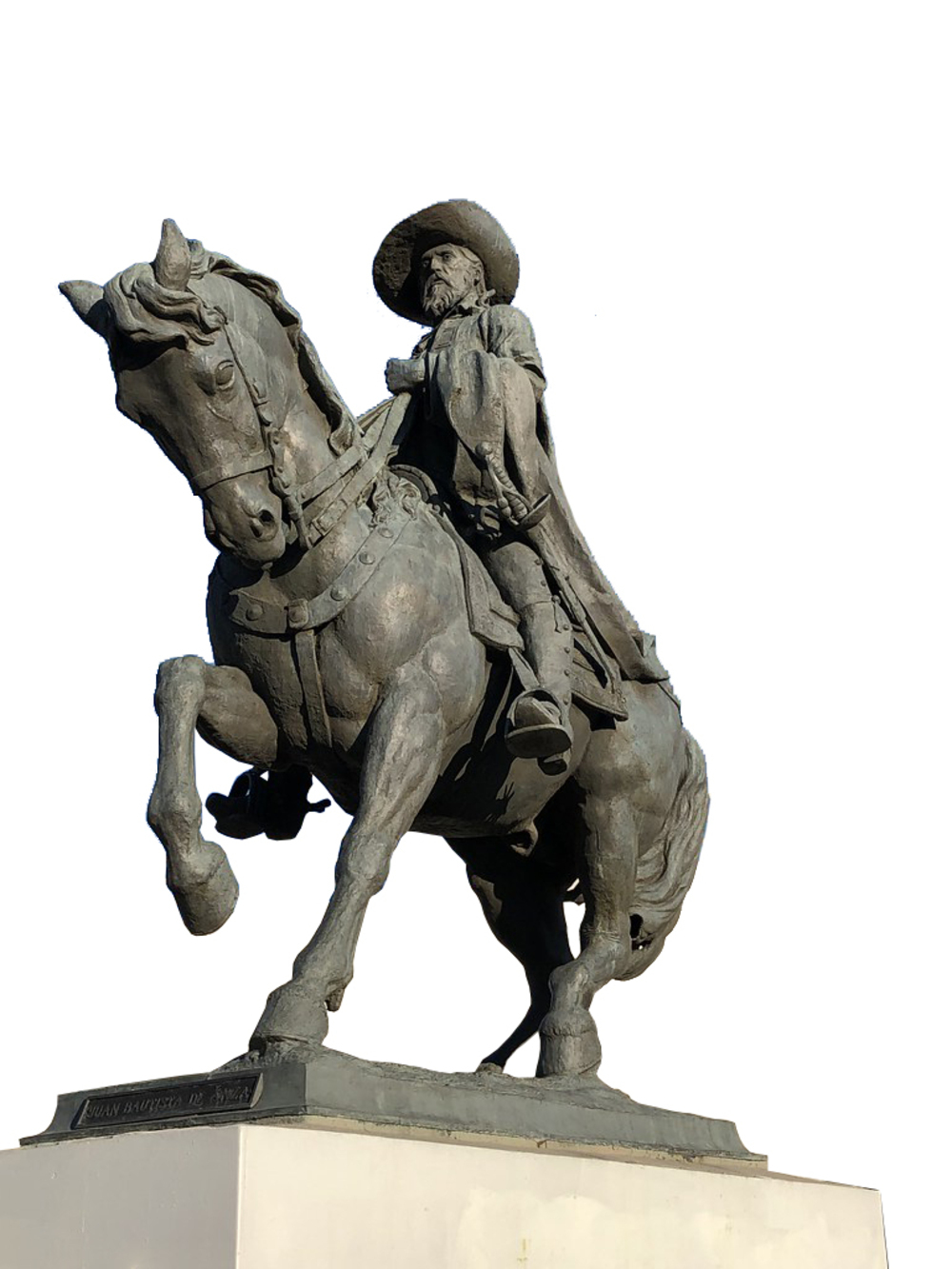 Coronel Anza, jefe de la caballería española en el Oeste americano