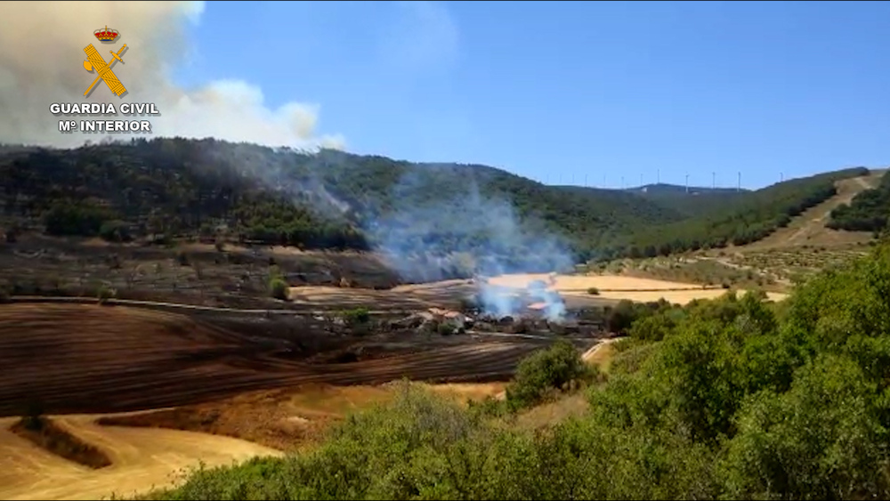 El fuego calcinó 104 hectáreas en Monte Yerga.