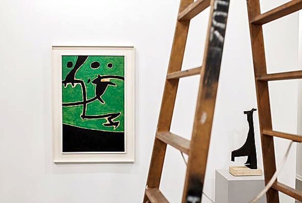 La pieza más cara es un Miró, valorado en dos millones de euros. 