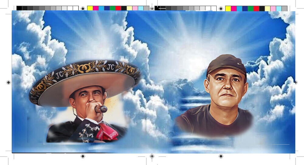 Carátulas del cantante riojano Juancho Ruiz el Charro.