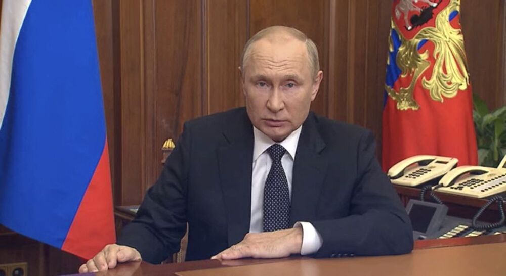 Putin anuncia una movilización militar parcial 