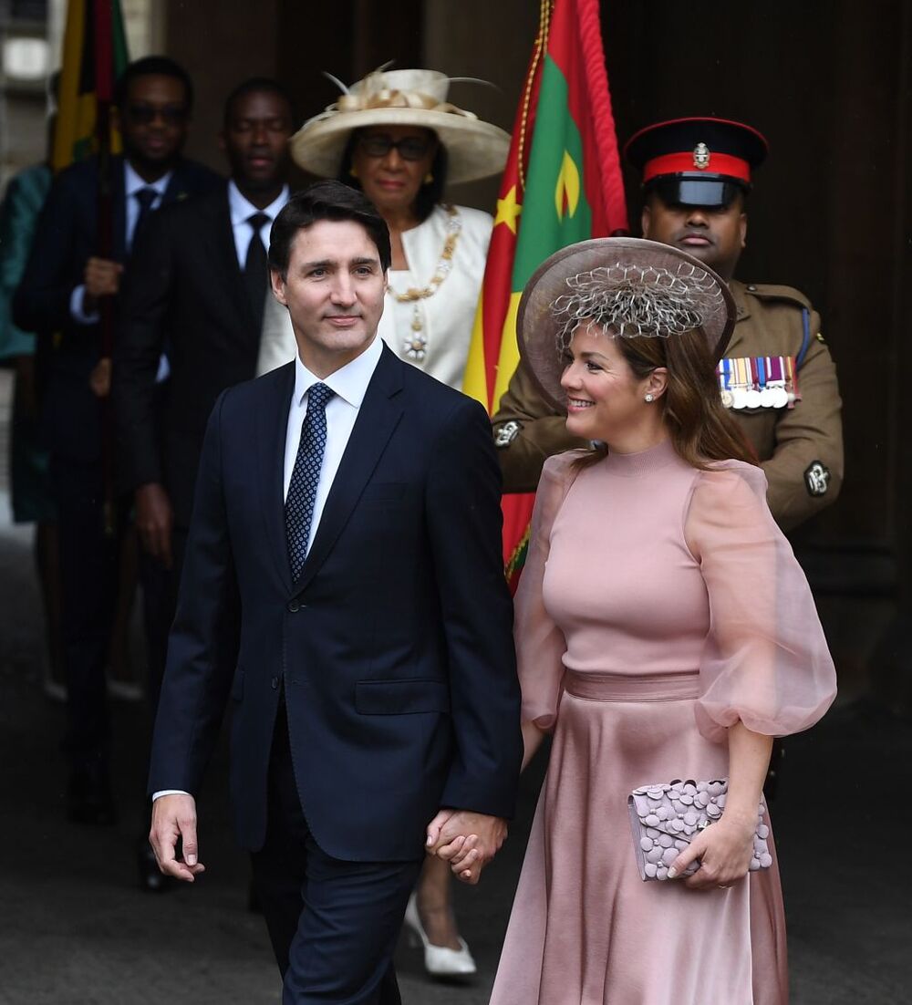 El primer ministro canadiense Justin Trudeau y su esposa Sophie Grégoire Trudeau.  / ANDY RAIN