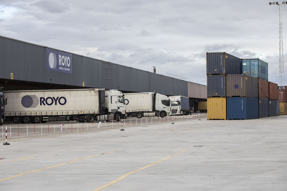El puerto seco de Transportes Royo es un Proyecto de Interés Estratégico Regional que cuenta ya con una segunda vía operativa y certificación de depósito aduanero.