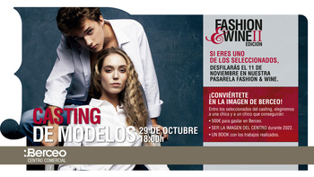 El Centro Comercial Berceo busca modelos para Fashion&Wine