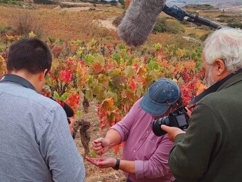 Finaliza el rodaje del documental del vino de Rioja