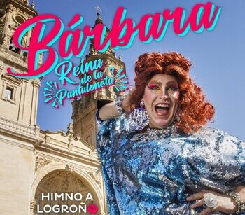 Bárbara Reina de la Pantaloneta estrena su 'Himno a Logroño'