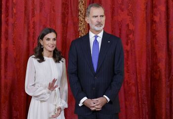 Doña Letizia coge prestado un vestido de la Infanta Sofía