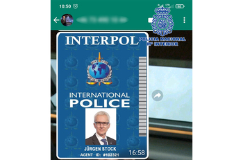 Alertan sobre una estafa con falsos correos de Interpol