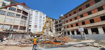 Concluye la demolición del edificio derrumbado en Juan XXIII