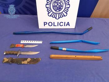 Detenidos 7 jóvenes, 3 menores, por agredirse con cuchillos