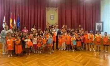 Niños de 'La Atalaya' piden más carril bici en Logroño