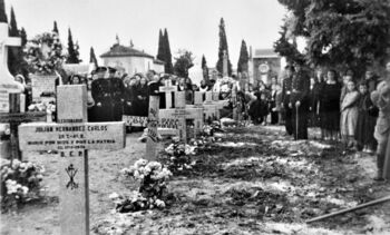 Veinte soldados riojanos descansan en el Valle de los Caídos