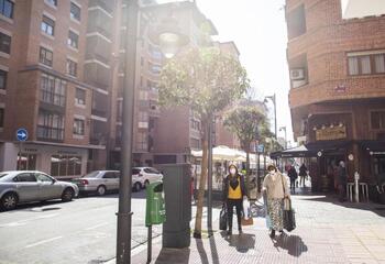Antoñanzas propone la peatonalización de Belchite