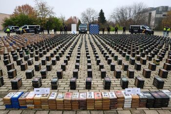 La Policía incauta el récord de 11 toneladas de cocaína