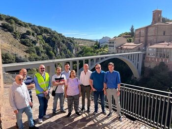 La renovación del viaducto de Ortigosa a punto de concluir