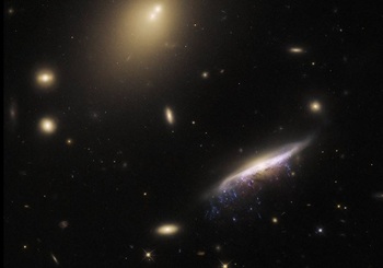 Hubble captura una medusa galáctica