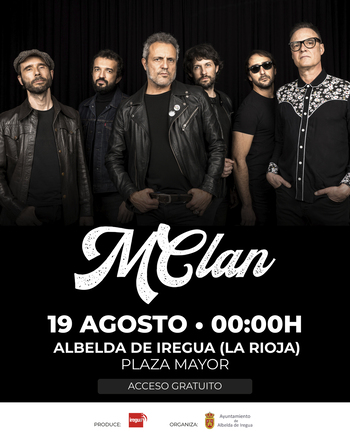 M-Clan actuará en Albelda de Iregua el 19 de agosto