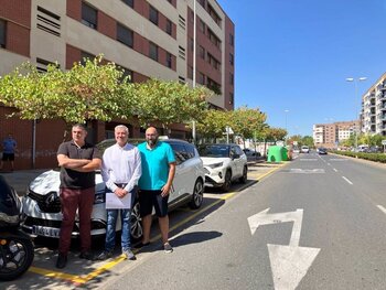 Nueva parada de taxi en la calle Clavijo de Logroño