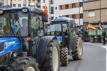Coto a la entrada de tractores en Logroño